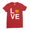 love pumpkin Ladies Fitted T-Shirt