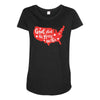 God Shed His Grace On Thee Maternity Scoop Neck T-shirt