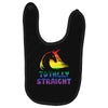 Totally Straight Lgbt Unicorn Baby Bibs