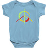 peace simbol Baby Onesie