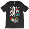 Christmas Skeleton mom and baby maternity T-Shirt