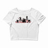 rock out with your cock out Crop Top