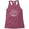 pig funny Racerback Tank