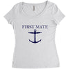 first mate Women's Triblend Scoop T-shirt
