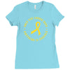 Ewing Sarcoma Awareness Ladies Fitted T-Shirt
