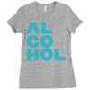 alcohol Ladies Fitted T-Shirt