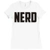 nerd (3) Ladies Fitted T-Shirt