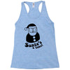 santa's a fake! Racerback Tank