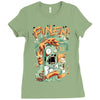 zombie (3) Ladies Fitted T-Shirt