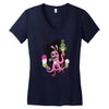 octocream Women's V-Neck T-Shirt