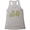 we give a hoot Racerback Tank