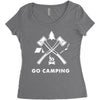 Go Camping Women's Triblend Scoop T-shirt