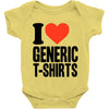 and cats Baby Onesie