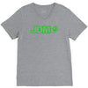 black funny glow in dark glowing V-Neck Tee