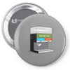 shaken or stirred Pin-back button