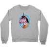 unicorn nerd graphic Crewneck Sweatshirt