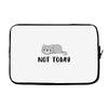 Cat Says Not Today Laptop sleeve