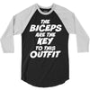 The Biceps Are The Key To This Outfit 3/4 Sleeve Shirt