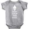 Keep Calm And Hodl Ethereum Baby Onesie