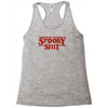 spooky shit Racerback Tank