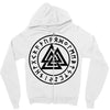 valhalla rune Zipper Hoodie