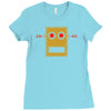 lmfao robot head Ladies Fitted T-Shirt