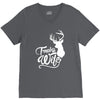 trophy wife deer V-Neck Tee