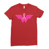 breast cancer wonder woman Ladies Fitted T-Shirt