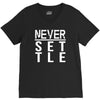 never settle V-Neck Tee