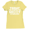 photographer shoot someone Ladies Fitted T-Shirt