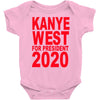 kanye west president 2020 funny humor mtv vma awards hip hop rap Baby Onesie
