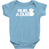 rub a dub Baby Onesie