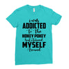 i was addicted to the hokey pokey Ladies Fitted T-Shirt