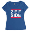 new hot zef side die antwoord Women's Triblend Scoop T-shirt
