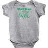 shell yeah turtle Baby Onesie