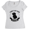 I Don't Eat Cock I'm Vegan Women's Triblend Scoop T-shirt