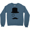 moustache gentleman Crewneck Sweatshirt