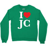 i love jesus christ Crewneck Sweatshirt