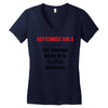 September Girls Women's V-Neck T-Shirt
