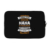 Super Cool Nana Of A Freaking Awesome Granddaughter Laptop sleeve