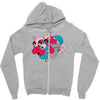 rhino splat Zipper Hoodie