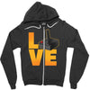 love stick Zipper Hoodie