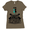 I Am Cat Actually In A Very Commited Relationship Ladies Fitted T-Shirt