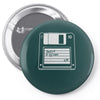 retro floppy Pin-back button