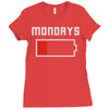 mondays suck Ladies Fitted T-Shirt