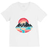 camp river V-Neck Tee