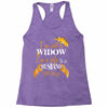i'm not a widow i'm a wife to a husband with wings Racerback Tank