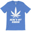 Support Lung Cancer Awareness With A White Cannabis Leaf T-Shirt