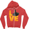 love stick Zipper Hoodie