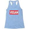 marvel logo parody vegan Racerback Tank